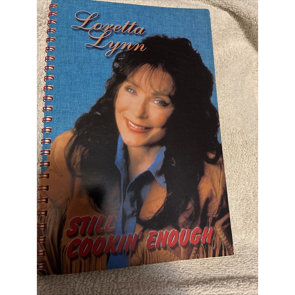 Loretta Lynn Still Cookin' Enough Cookbook Country Music Autographed 2002